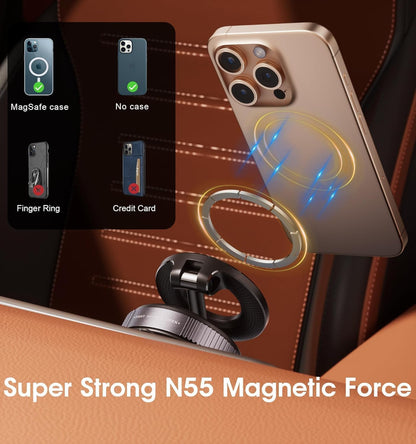 Upgraded 360° Vacuum Magnetic Phone Holder