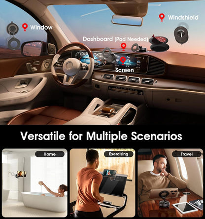 Upgraded 360° Vacuum Magnetic Phone Holder