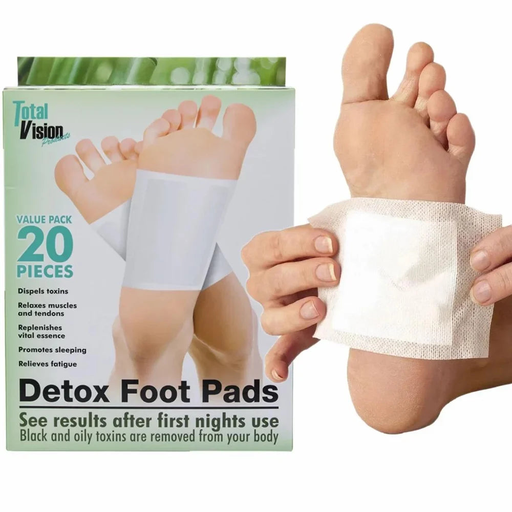 100% Herbal & Gentle™ Ingredient Detox Foot Pads 20PCS
