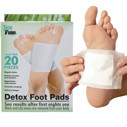 100% Herbal & Gentle™ Ingredient Detox Foot Pads 20PCS