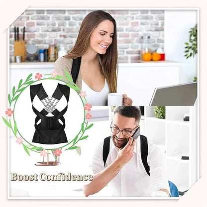 Unisex Posture Corrector Belt for Back & Shoulder Support