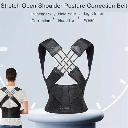 Unisex Posture Corrector Belt for Back & Shoulder Support