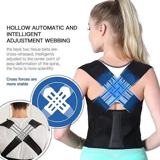Unisex Posture Corrector Belt for Back & Shoulder Support