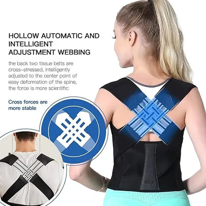 Unisex Posture Corrector Belt for Back & Shoulder Support