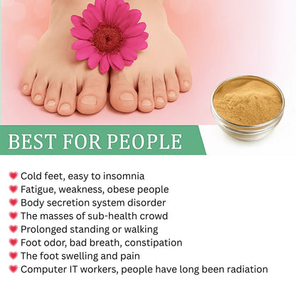 100% Herbal & Gentle™ Ingredient Detox Foot Pads 20PCS