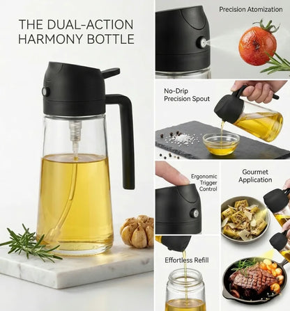 Premium Glass Oil Sprayer & Dispenser 500ml