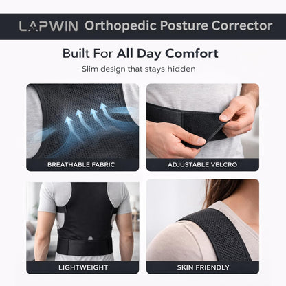 Unisex Posture Corrector Belt for Back & Shoulder Support