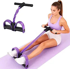 Yoga Pedal Resistance Band for Full Body Workout Anytime Anywhere